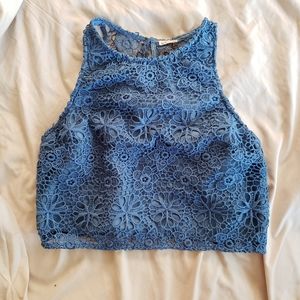 Hollister lacy crop top